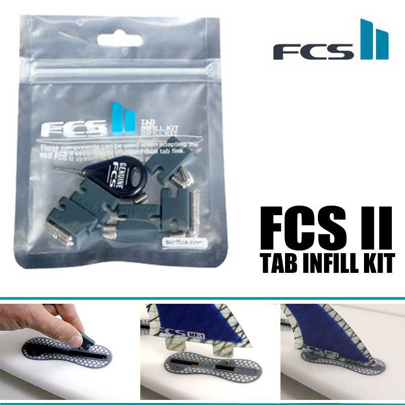 FCS2 TAB INFILL KIT/Compatibility Kit FCS 取り付けキット /FCS ショートボードフィン サーフィン