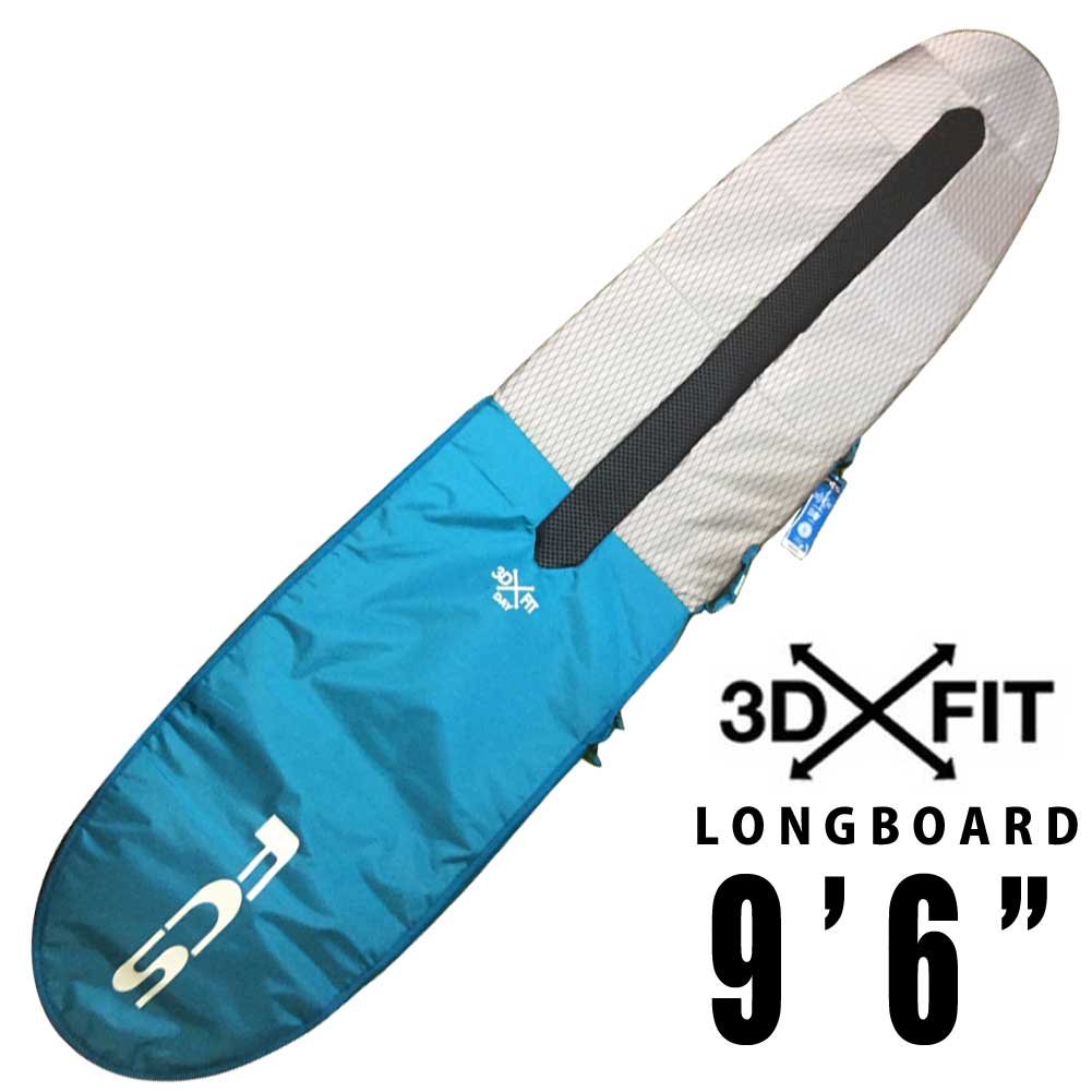 FCS　サーフボードケース　3DX FIT LB DAY　Longboard Cover　9'6/ロングボード用　ハードケース　サーフィン
