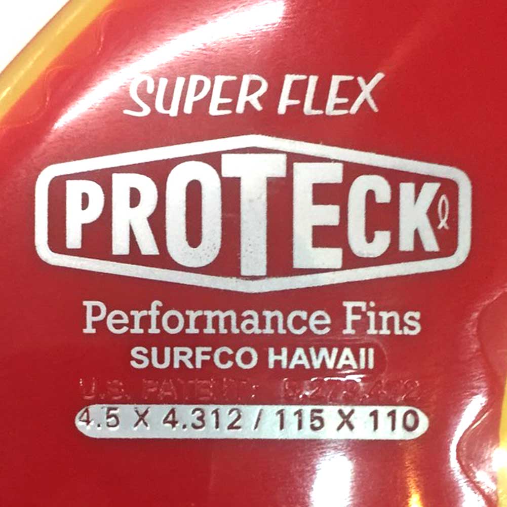 PROTECK FIN プロテックフィン SUPER FLEX 4.5” FUTURE 3フィン 