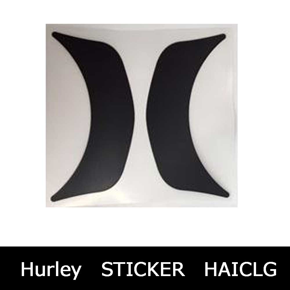 ハーレー アイコンマーク ステッカー カッティングシート ブラック HURLEY LARGE ICON STICKER サーフィン ブランド シール