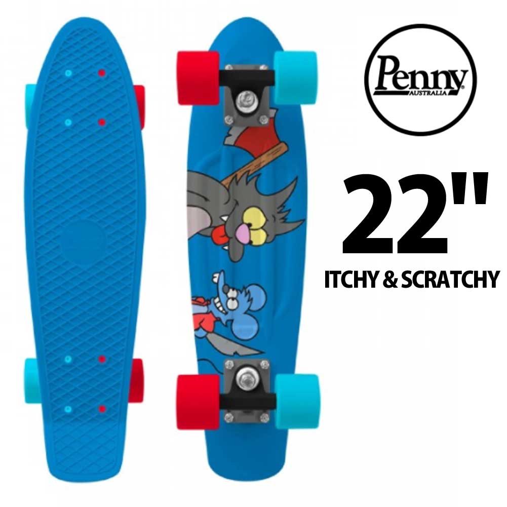 Penny Skateboards ペニー Limited Edition Simpsons Itchy Scratchy 22インチ Pnycomp ミニクルーザー