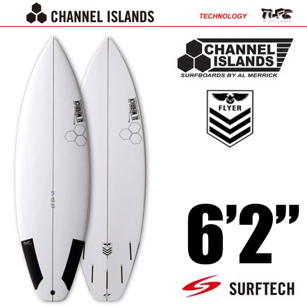 【送料無料】サーフボード　CHANNEL ISLANDS　チャネルアイランズ　New Flyer6’2　SURFTECH◆サーフテック　 ニューフライヤー　ショートボード　エポキシ　アルメリック