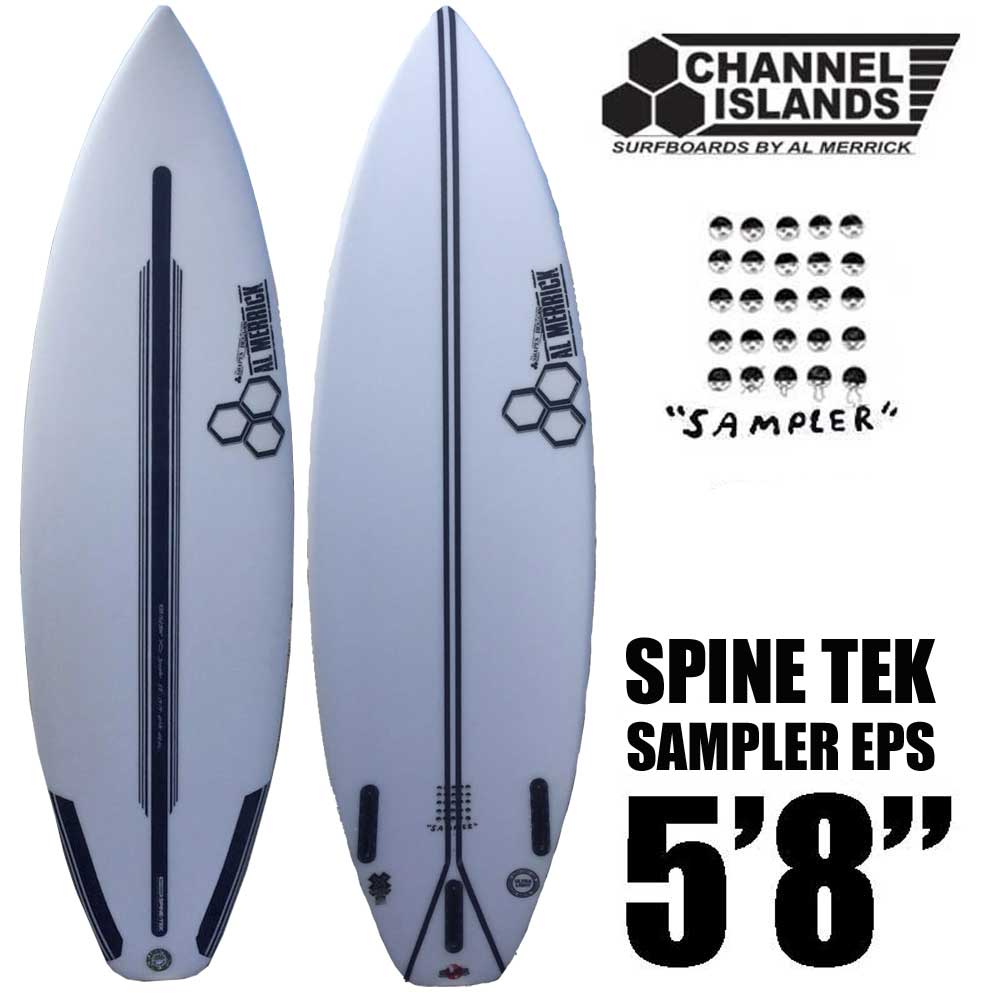 サーフボードCHANNEL ISLANDS SPINE TEK SAMPLER EPS 5'8 チャンネル