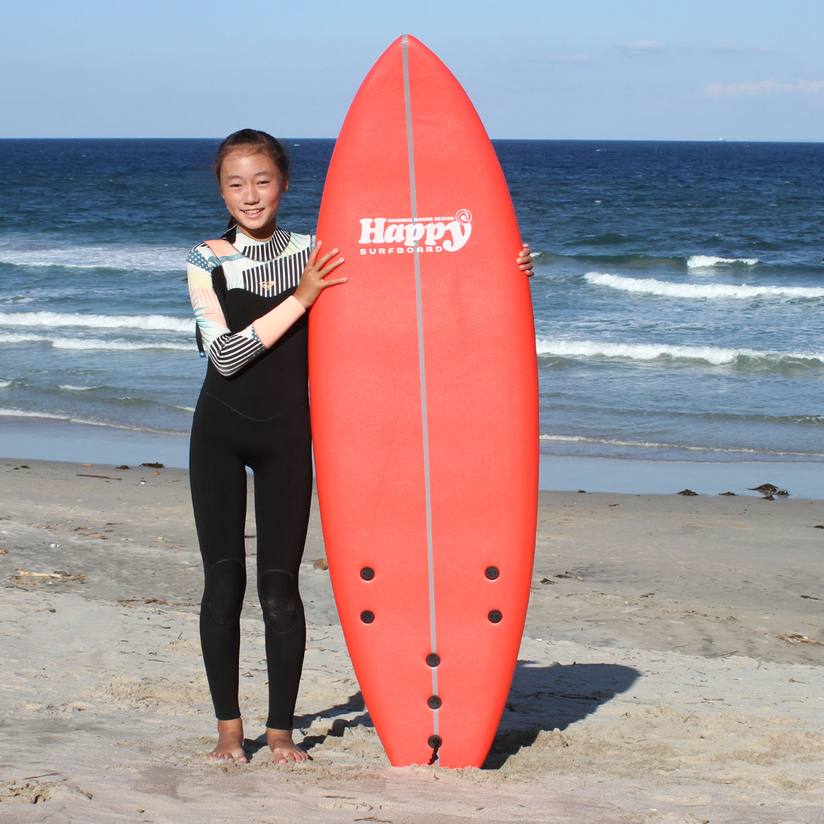 【送料無料】ソフトサーフボード 5'5 子供用サーフボード ハッピーソフトボード HAPPY SOFT SURFBOARD