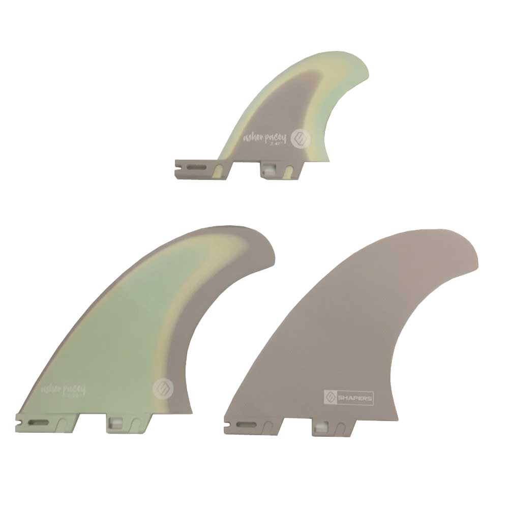 SHAPERS FINS ASHER PACEY5.59 Pastel Twin Fin + optional traier fin