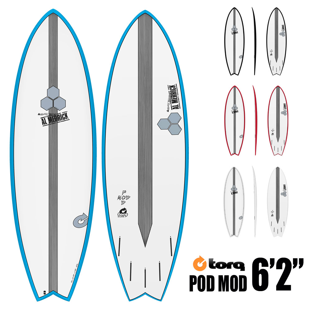 TORQ Surfboard アルメリック ポッドモッド CI-PODMOD-X-LITE 6'2