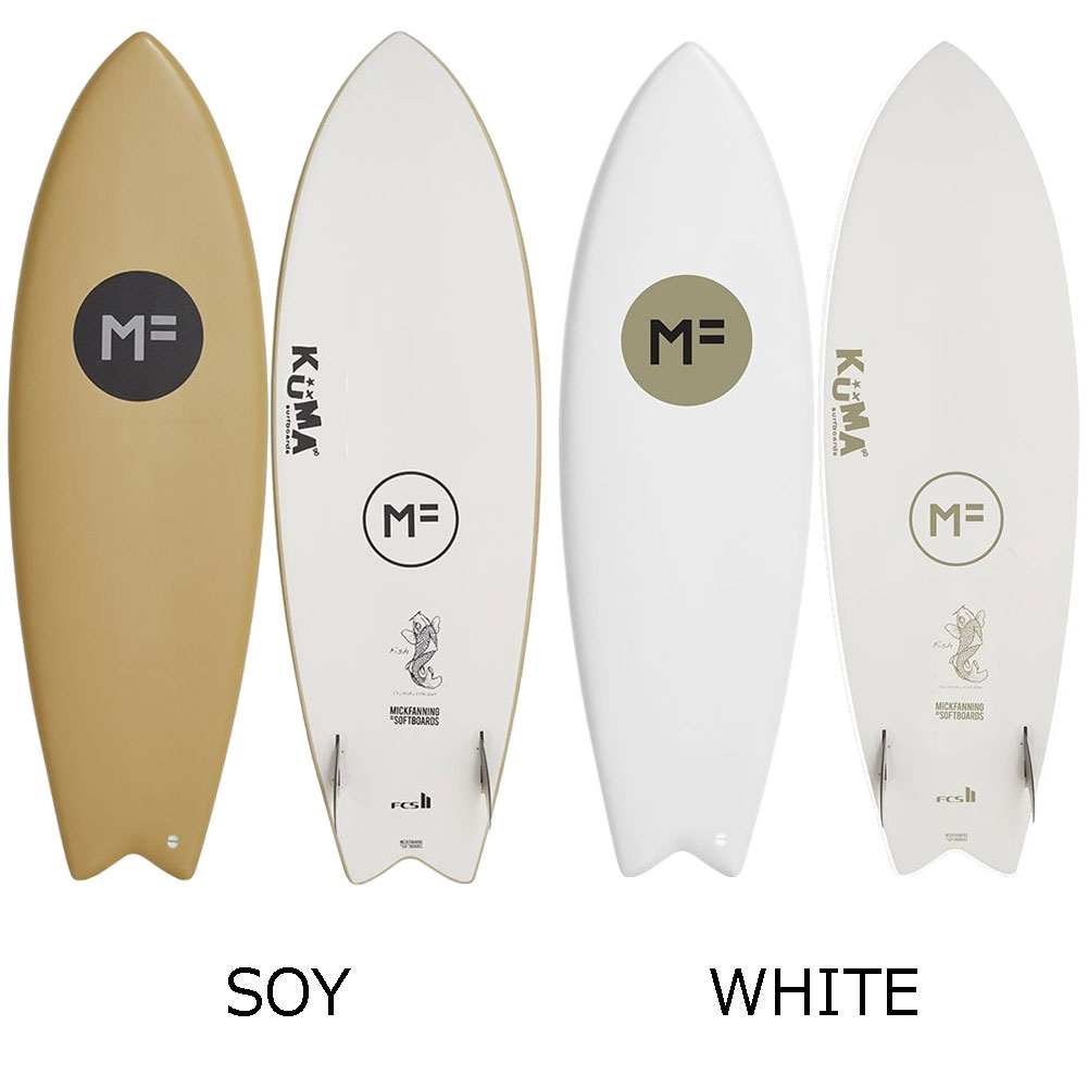 【送料無料】 ミックファニング ソフトボード サーフボード KUMAFISH 6'0 クマフィッシュ FCS2 MICK FANNING  SOFTBOARD 2022年モデル F22-MF-KUS-600 MF soft boards 日本正規品