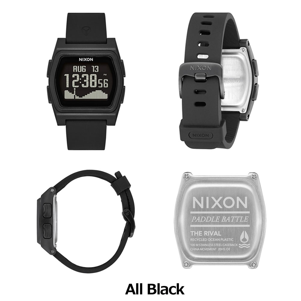 【送料無料】 NIXON RIVAL ニクソン ライバル 腕時計 メンズ レディース ユニセックス ラバー 送料無料 男女兼用 男性 女性 防水  ギフト 誕生日プレゼント かっこいい おしゃれ シンプル サーフィン タイド情報 マリンスポーツ