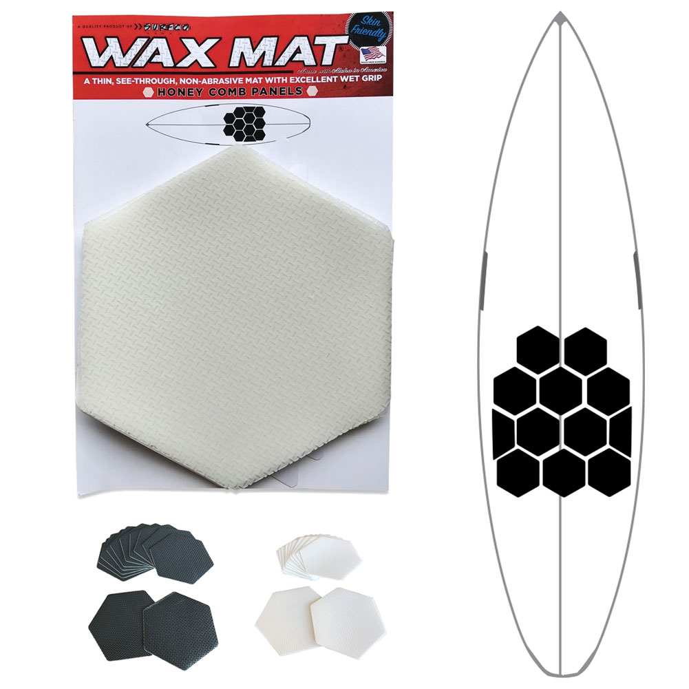 サーフィン デッキパッド ハニカムワックスマットキット Honeycomb Wax Mat Kit/サーフィン用デッキパッチ パッド 滑り止め