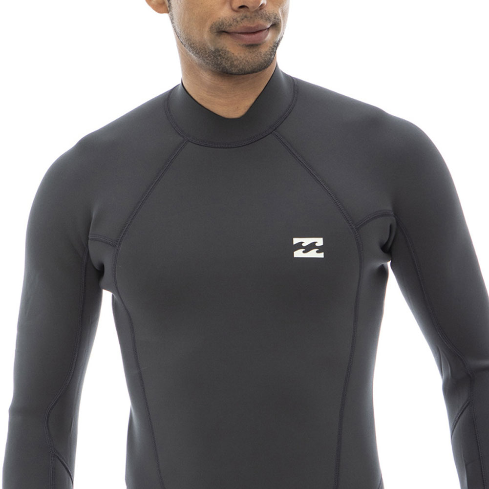 【送料無料】 サーフィン 長袖 タッパー ビラボン メンズ ウェットスーツ BILLABONG ABSOLUTE SS TOP BC011-886  ロングスリーブ ネオプレーンジャケット 2mm 2ミリ春 夏 秋 初心者 海水浴 男性用 初心者 シンプル 黒 ブラック おすすめ