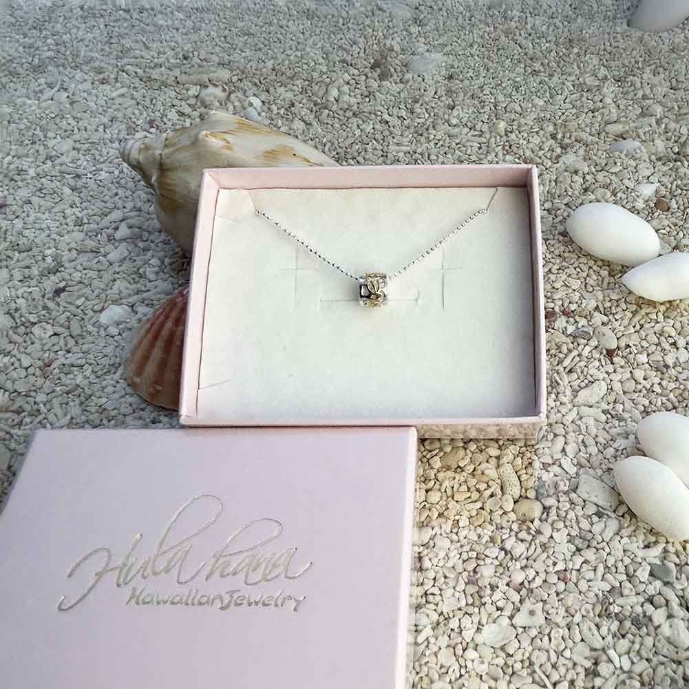 ハワイアンジュエリー ペンダント シルバーバレル ネックレス ボール