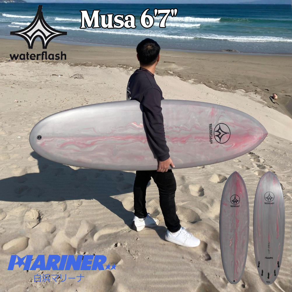 M10 サーフボード サーフボード ミッドレングス Waterflash MUSA 6'7 EPS ウォーター