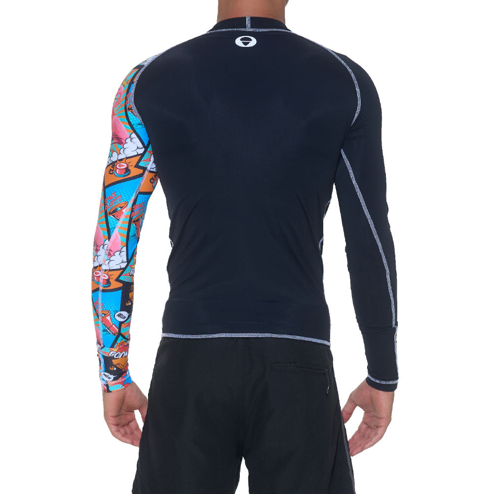 69slam メンズ ラッシュガード COSMIC PINK RIDER MRLCPR-BK ブラック