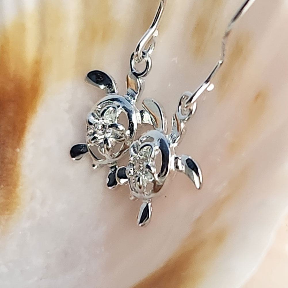 ハワイアンジュエリー ホヌピアス フックタイプ E321 透かし