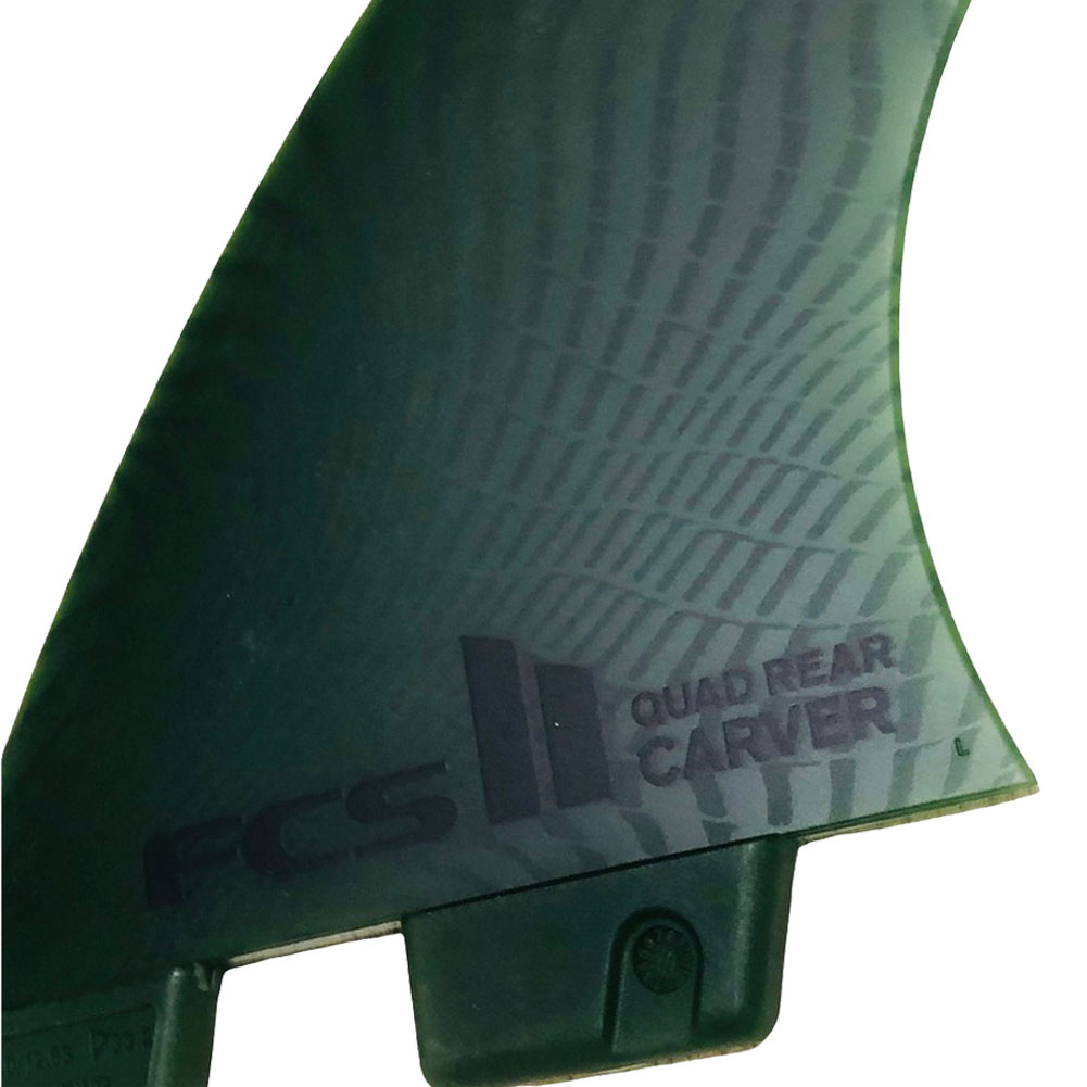 【送料無料】 ショートボードフィン FCS2フィン カーバー エコ ネオグラストライクアッドフィン Lサイズ 5フィン CARVER ECO NEO  GLASS TRI-QUAD LARGE BIO RESIN ESSENTIAL SERIES