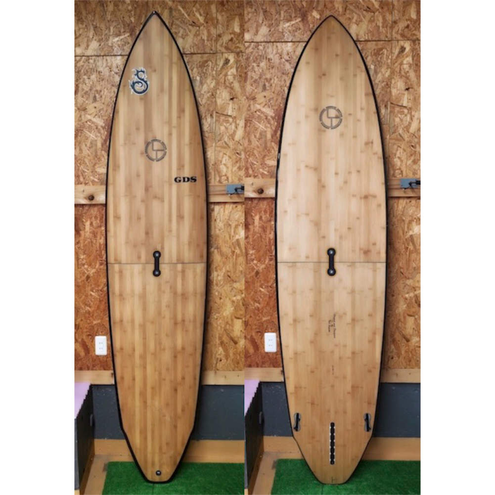 ゴッデス ホットスティックAタイプ goddess 約260cm ミッドレングス ファンボード 2分割 ゴッデス サーフボード ツーピース バンブー