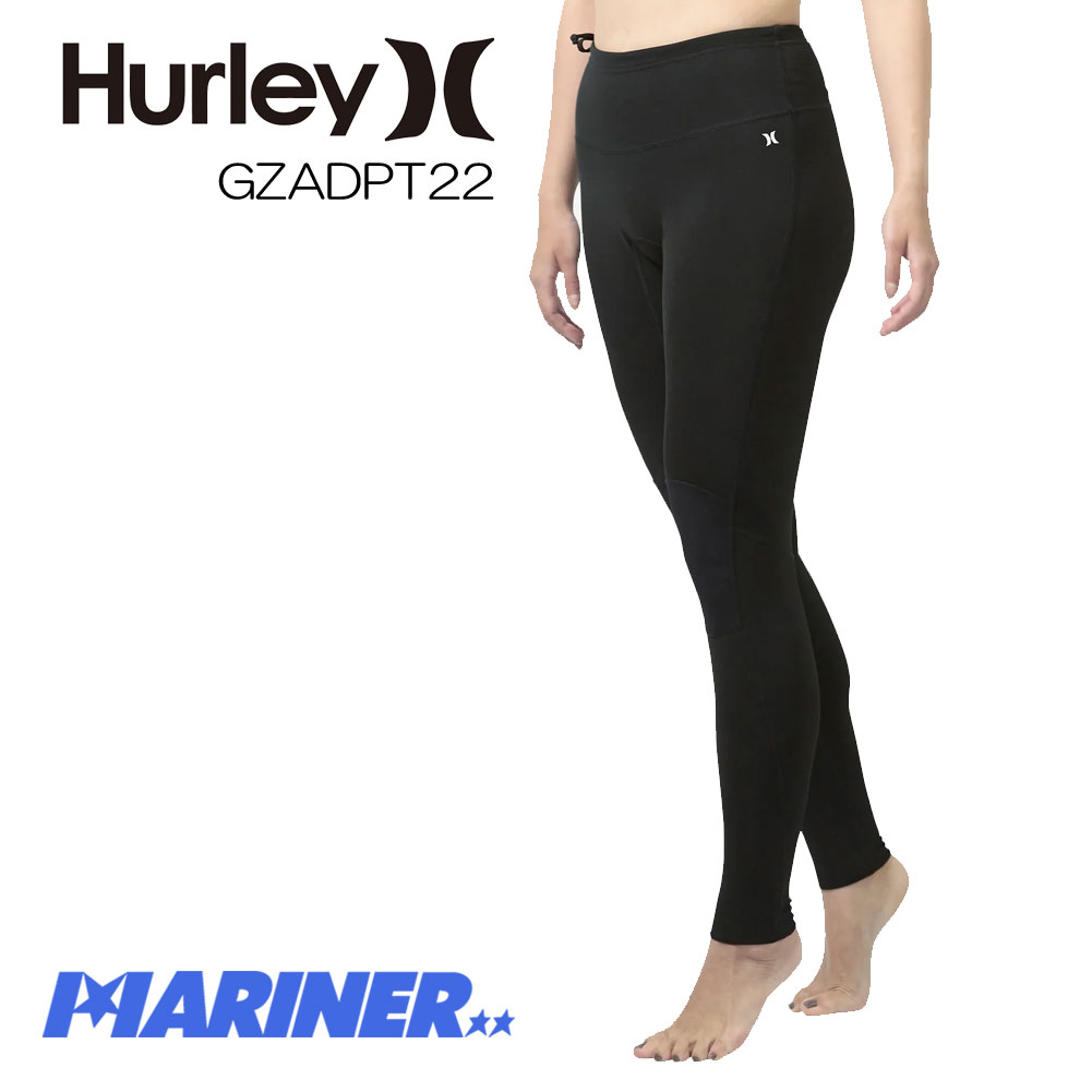 【送料無料】 HURLEY ハーレー ウェットスーツ レギンス レディース 1mm SURF LEGGING ADVANTAGE PLUS  GZADPT22 黒 ブラック 女性 おすすめかわいい サーフィン ボディボード ウエツトスーツ サーフィン 水着 ボトムス おしゃれ