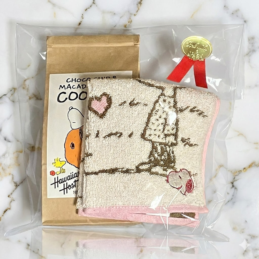 スヌーピー ハンドタオル クッキー セット ホワイトデー バレンタイン