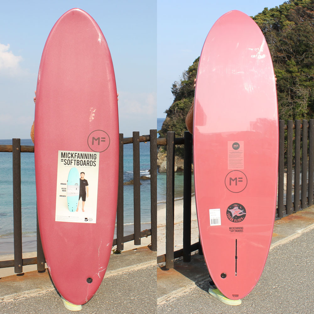 【送料無料】ミッドレングス ソフトボード ミックファニング ソフトサーフボード シュガーグライダー 6’6 MICK FANNING SOFT  BOARDS SUGAR GLIDER シングルフィン ファンボード ミッドレングス サーフィン 初心者 おススメ