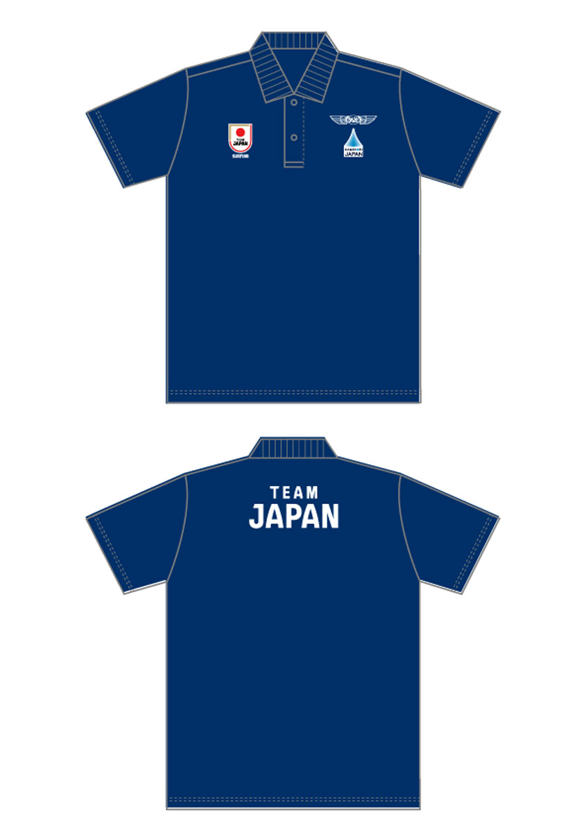 RASH x NAMINORI JAPAN 代表ユニフォームレプリカ 4.9oz カジュアルポロシャツ