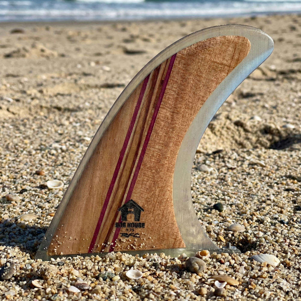 ロングボードフィン Rainbow fin DOG HOUSE 9.75 Wood レインボー