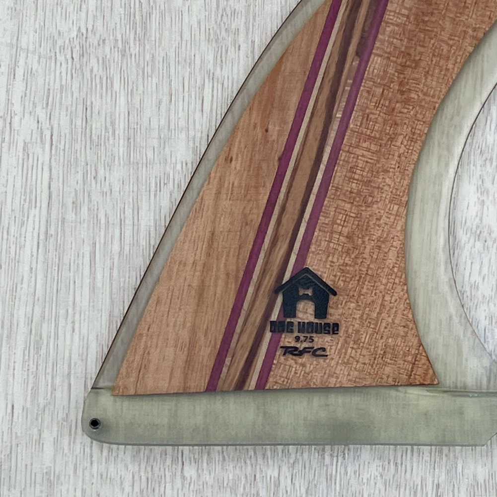 ロングボードフィン Rainbow fin DOG HOUSE 9.75 Wood レインボー