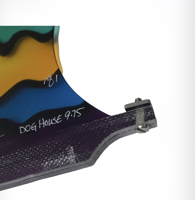 【送料無料】 ロングボードフィン 9.75 レインボーフィン ロングボード用フィン RAINBOW FIN DOG HOUSE RFC ドックハウス  ステンドグラス アートフィン サーフィン センターフィン シングル フィン インテリア かわいい おしゃれ 人気